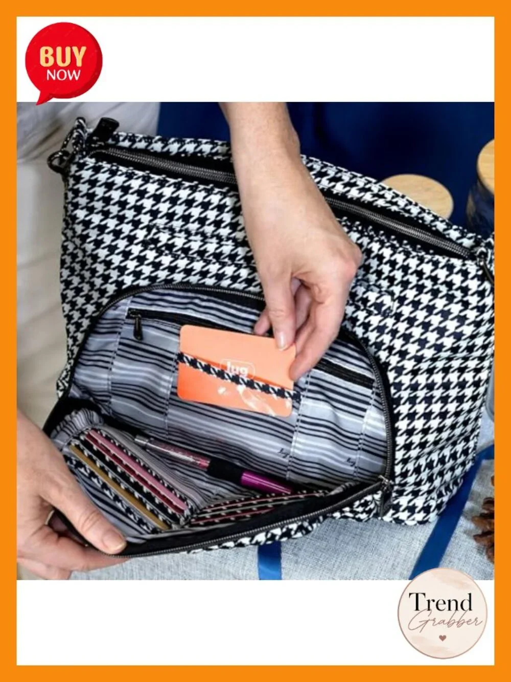 Convertible Crossbody Bag with RFID Protection and Multiple Pockets